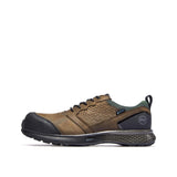 Reaxion Composite-Toe Waterproof Work Shoe Brown