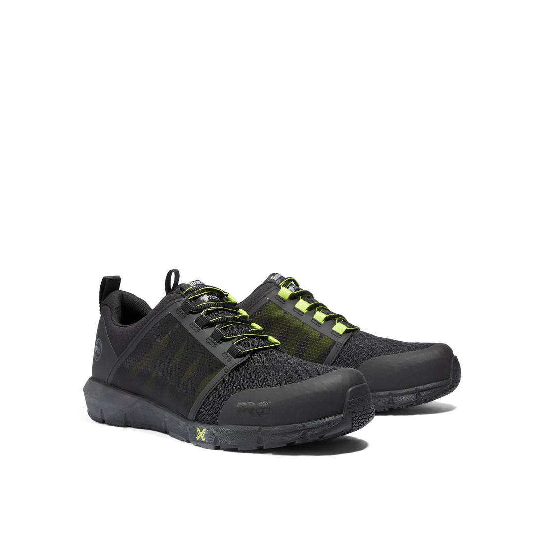 Radius Composite-Toe Work Shoe Black/Yellow