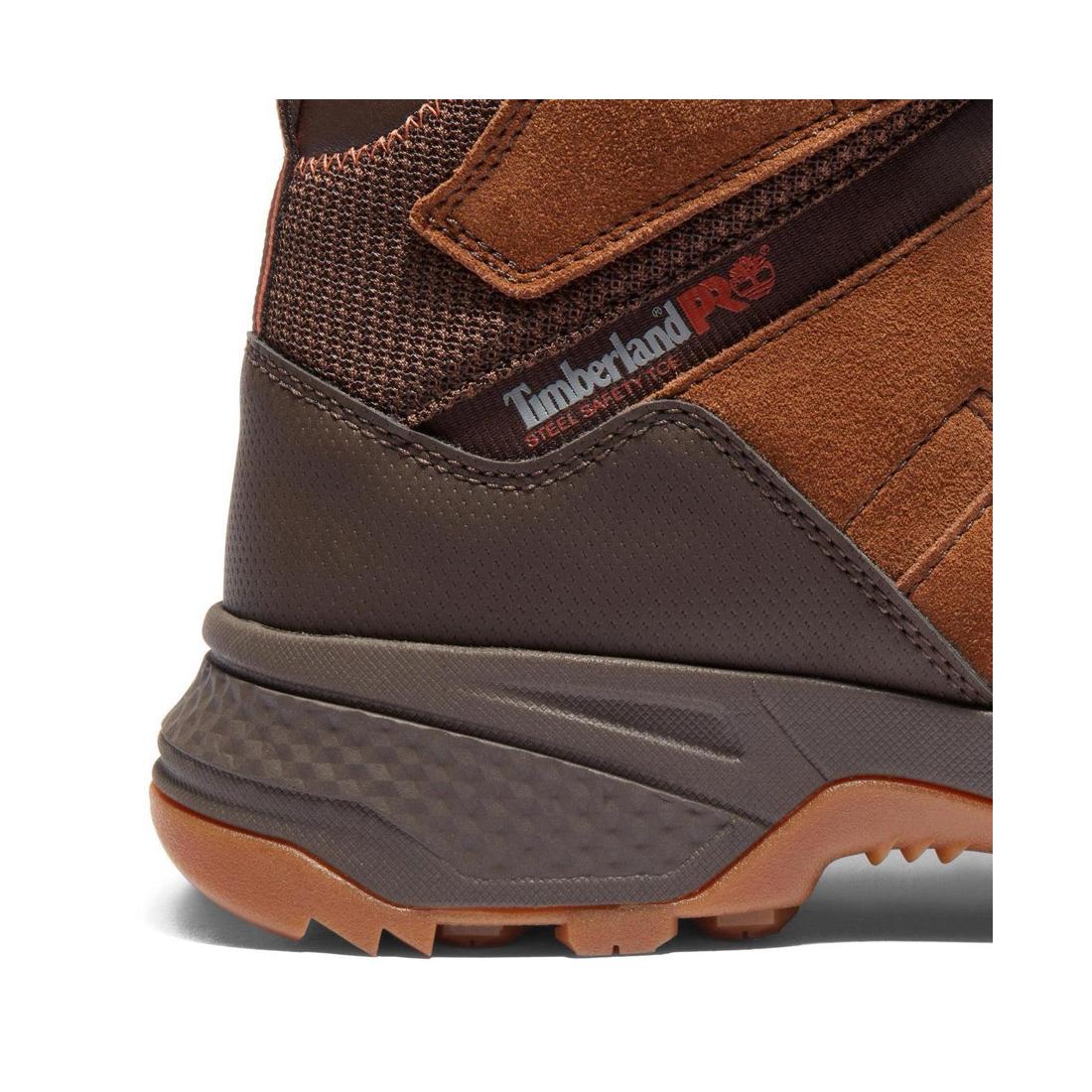 Switchback LT 6 Inch Steel-Toe Work Boot Brown