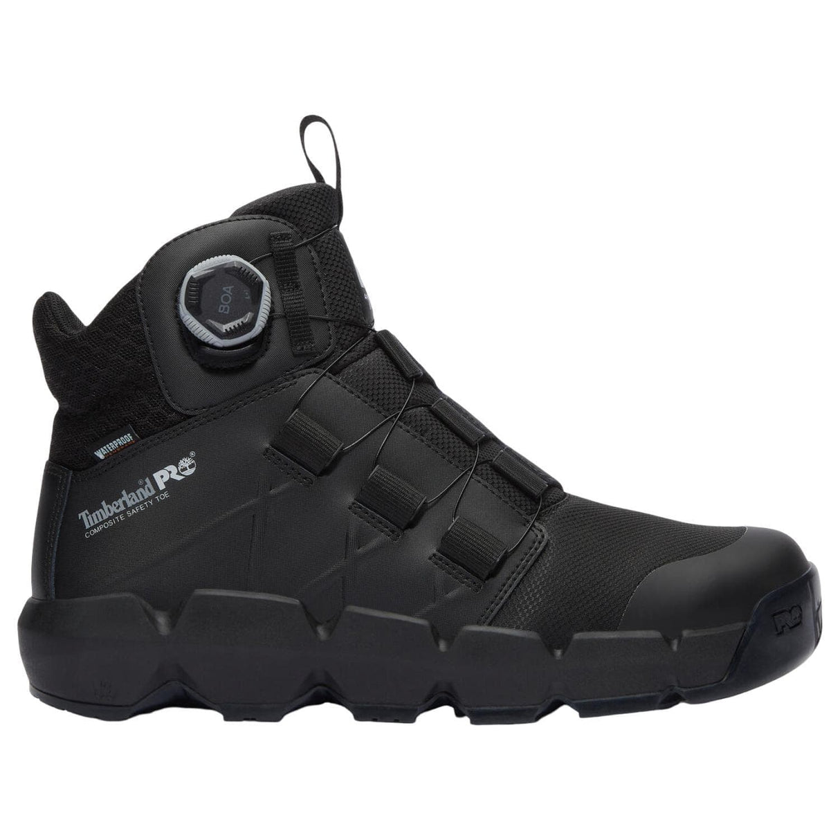 6 In Morphix BOA CT WP Composite Toe Work Boots Black