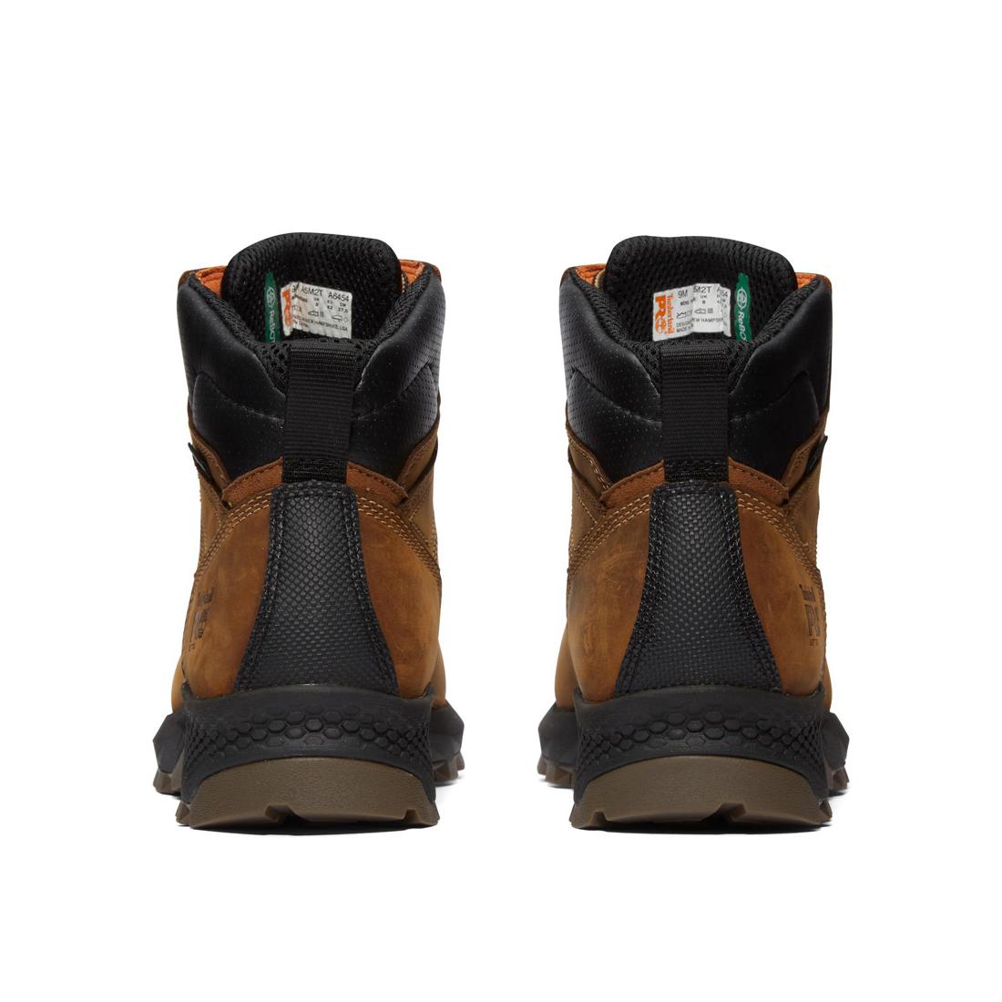 Titan EV 6 Inch Soft-Toe Waterproof Work Boot Brown