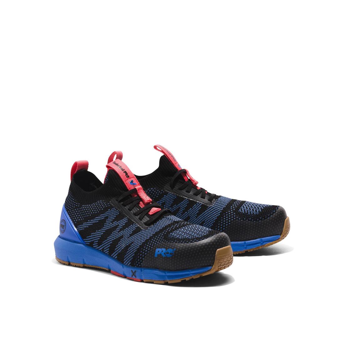 Women's Radius Knit Composite-Toe Work Shoe Black/Blue