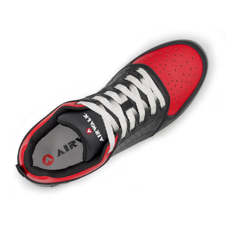 Airwalk Arena Women’s Composite Toe Work Shoes – Black/Red 4