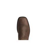 Ariat Groundbreaker Soft-Toe Waterproof Chelsea Boot Brown Upper