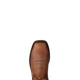 Ariat Groundbreaker Steel-Toe MetGuard Wide Square Toe Work Boot Brown Upper