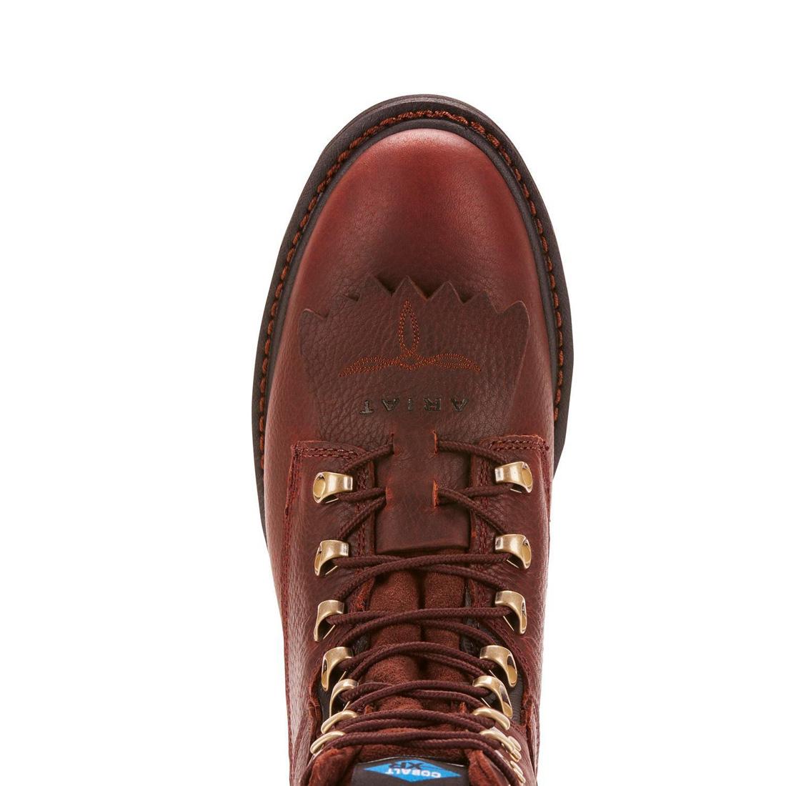 Ariat Hermosa XR 8 inch Soft-Toe Boot Redwood Upper