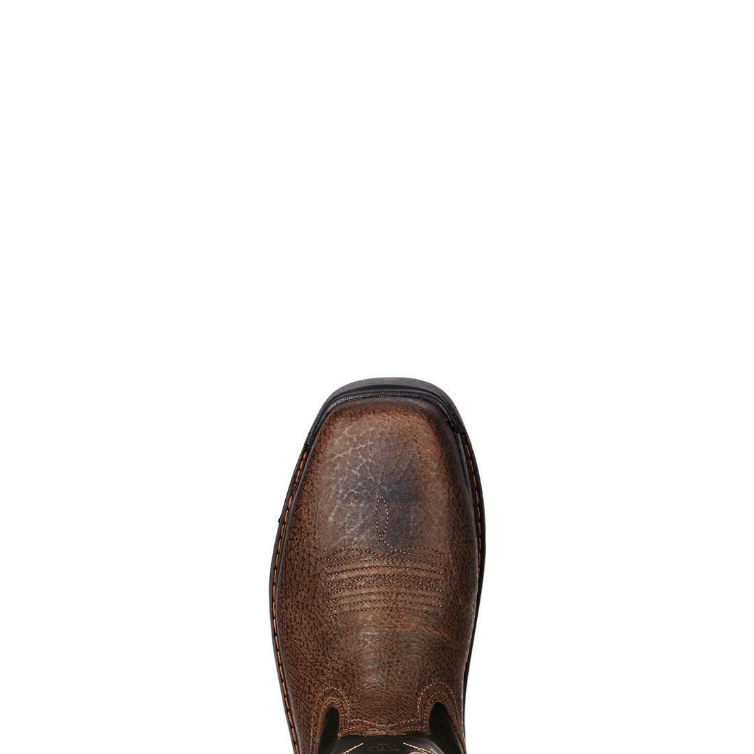 Ariat Intrepid VentTEK Composite-Toe Work Boot Cocoa Brown Sole