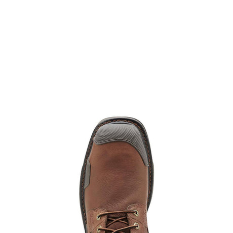 Ariat OverDrive 8 inch Composite-Toe Waterproof Wide Square Toe Work Boot Chestnut Brown Sole