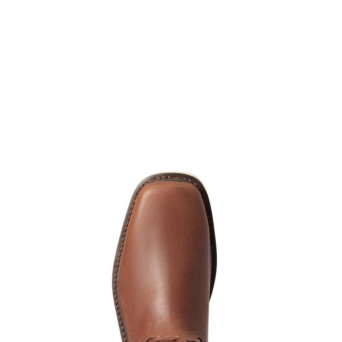 Ariat Rambler Steel-Toe Wedge Work Boot Foothill Brown Upper