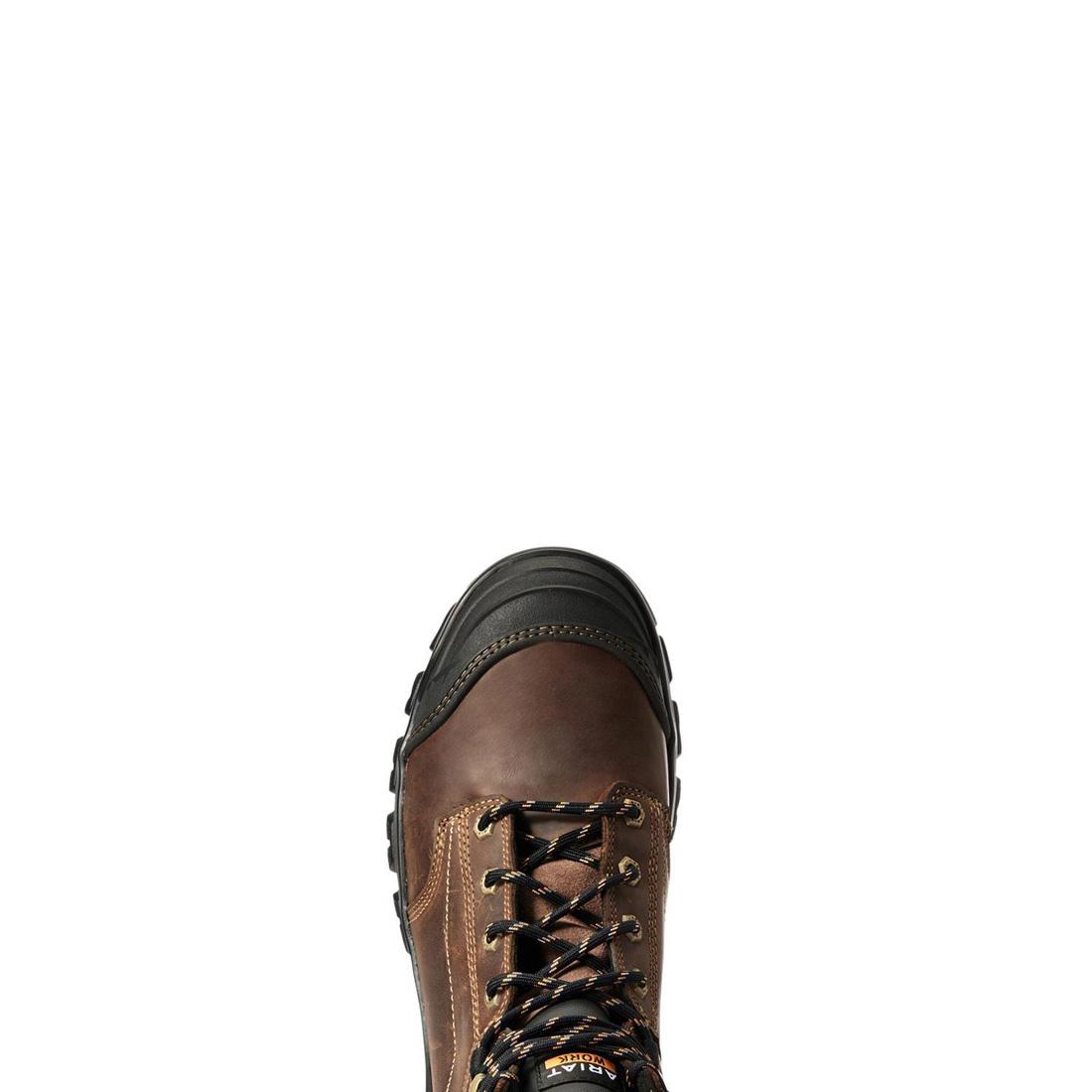 Ariat Treadfast 6" Soft-Toe Boot Distressed Brown Upper