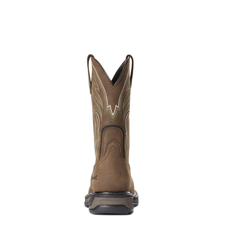 Ariat WorkHog XT Cottonwood Carbon Toe Work Boot Distressed Brown Sole