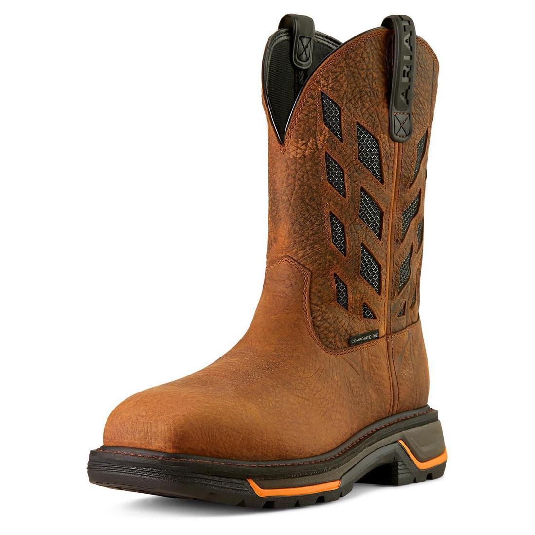 Big Rig Tread VentTEK Composite-Toe Work Boot Earth