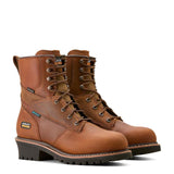 Logger Shock Shield Soft-Toe Waterproof Insulated Boot Copper Brown