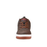 Avenger Swarm Aluminum Toe SD10 Work Shoes – Brown A712 Medial Image