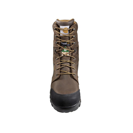 Carhartt 8" Rugged Flex Waterproof Insulated PR Composite Toe Work Boot Brown CMR8939 front