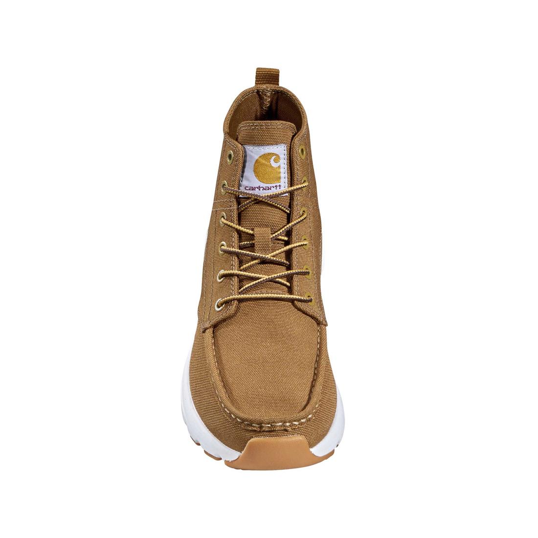 Carhartt 5" Women's Haslett Moc Toe Canvas Soft Toe Chukka Brown FS4052-W back