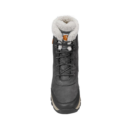 Carhartt 8" Women's Pellston Waterproof Insulated Winter Soft Toe Boot Dark Grey FH8029-W front