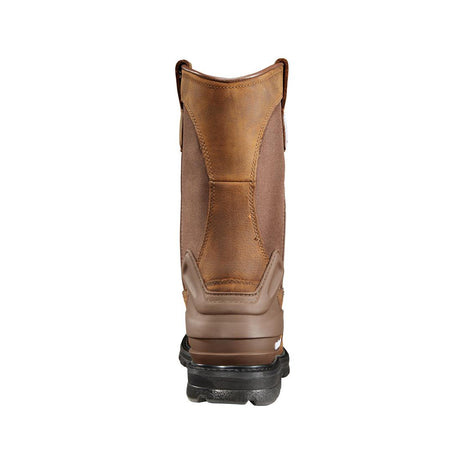 Carhartt 11" Heritage Soft-Toe Waterproof Wellington Pull-On Boot Brown CMP1100 front