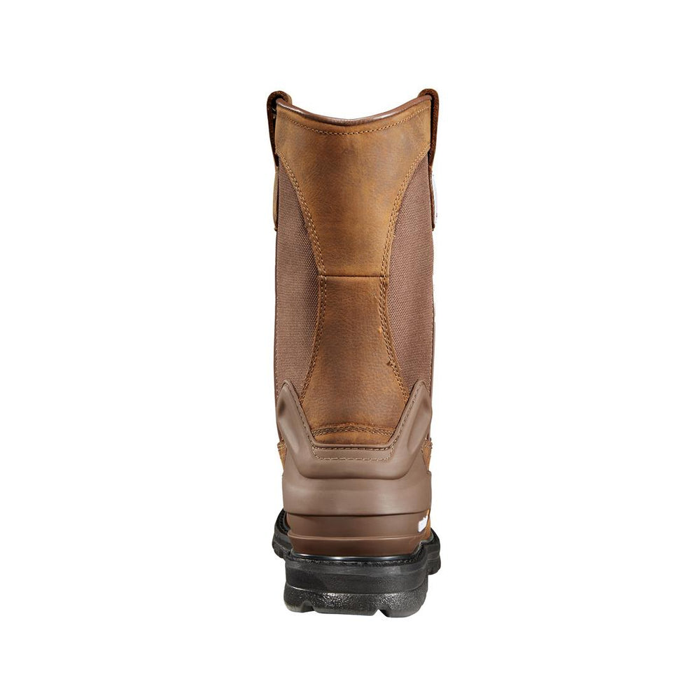 Carhartt 11" Heritage Steel-Toe Waterproof Wellington Pull On Work Boot Brown CMP1200 front