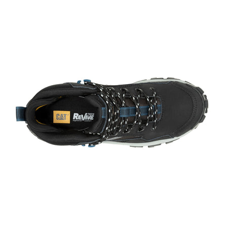 Caterpillar Invader Mid Vent Composite-Toe Work Boot Black P91664 Front Image