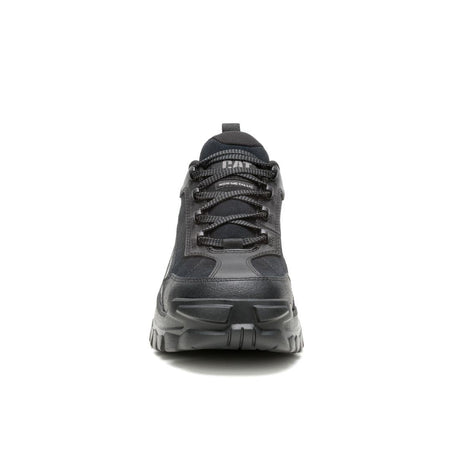 Caterpillar Invader Sport Lo Composite-Toe Shoes Black In Suede P91770 Front Image