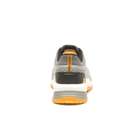 Caterpillar Streamline 2.0 Composite-Toe Work Shoe Gray P91346 Heel Image