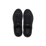 Crocs Men's On the Clock Slip Resistant Sneaker Black upper view