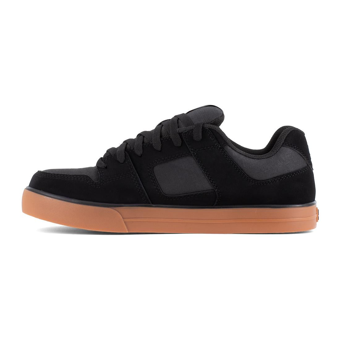Dc Shoes Pure Work Composite Toe Mid‑Cut Boot – Black/Gum DC60202 Heel Image