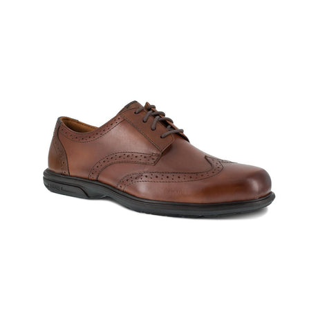 Florsheim Loedin Steel-Toe Lace up Oxford Work Shoe Brown FS2023 Lateral Image