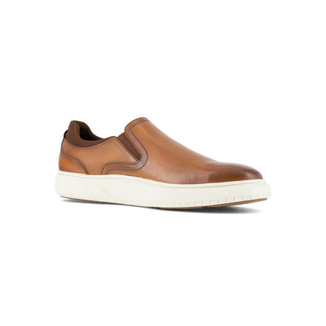 Florsheim Premier Steel-Toe Casual Slip On Work Shoe Brown FS2335 Lateral Image