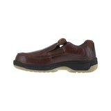 Florsheim Women’s Compadre Composite-Toe Oxford Work Shoe Dark Brown FS240 Medial Image