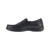 Florsheim Women’s Wily Steel-Toe Slip On Work Shoe Black FS28 Medial Image