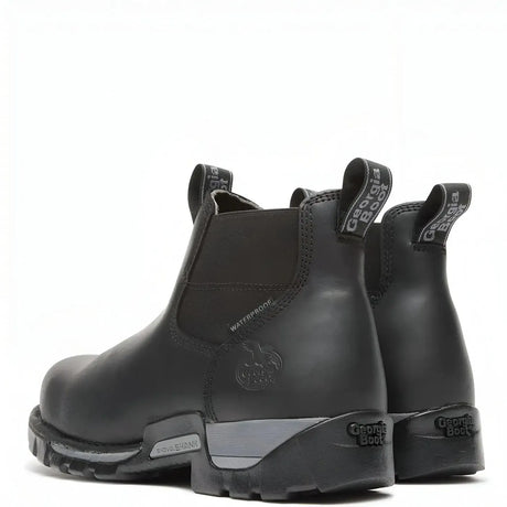 Georgia Boot Eagle One Steel Toe Waterproof Chelsea Boot Heel