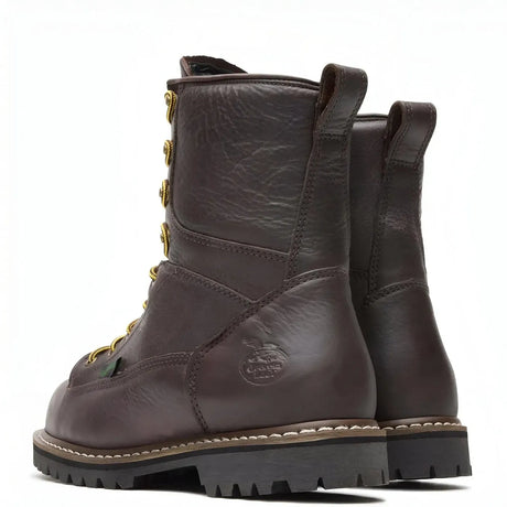 Georgia Boot Steel Toe Waterproof Lace-To-Toe Work Boot Heel