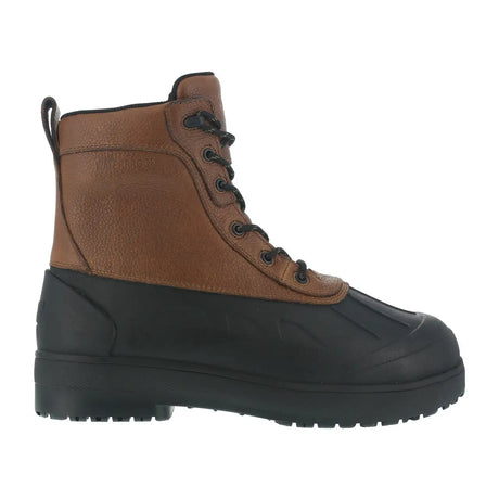 Iron Age-Compound Composite-Toe Rubber Vamp Work Boot Black Brown-Steel Toes-1