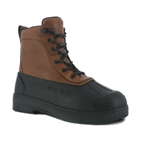 Iron Age-Compound Composite-Toe Rubber Vamp Work Boot Black Brown-Steel Toes-2