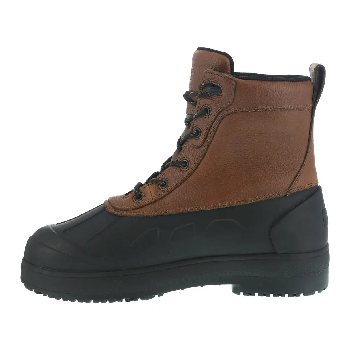 Iron Age-Compound Composite-Toe Rubber Vamp Work Boot Black Brown-Steel Toes-4