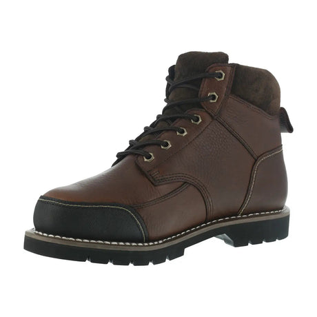 Iron Age-Dozer Steel-Toe 6 inch Metguard Work Boot Brown-Steel Toes-4