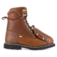 Iron Age-Groundbreaker Steel-Toe Ext Met guard 8 inch Work Boots Brown-Steel Toes-1