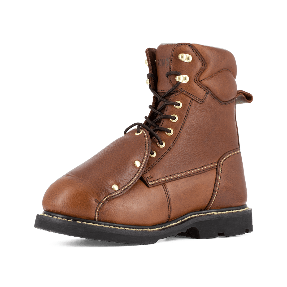 Iron Age-Groundbreaker Steel-Toe Ext Met guard 8 inch Work Boots Brown-Steel Toes-5