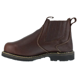 Iron Age-Groundbreaker Steel-Toe Slip-On 6 Inch Int Met Guard Work Boot Brown-Steel Toes-3