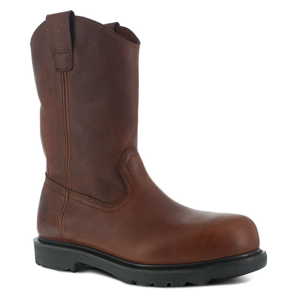 Iron Age-Hauler Composite-Toe 11 Inch Wellington Work Boot Brown-Steel Toes-2