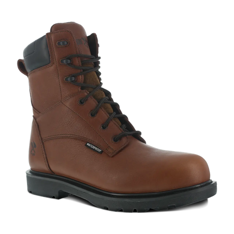 Iron Age-Hauler Composite-Toe 8 inch Waterproof Work Boot Brown-Steel Toes-2