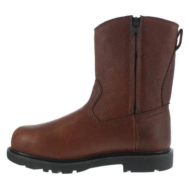 Iron Age-Hauler Composite-Toe Int Met Guard 10 inch Wellington Work Boot Brown-Steel Toes-5