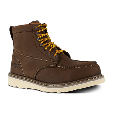 Iron Age-Reinforcer Steel-Toe 6-inch Wedge Work boot Brown-Steel Toes-2