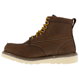 Iron Age-Reinforcer Steel-Toe 6-inch Wedge Work boot Brown-Steel Toes-4