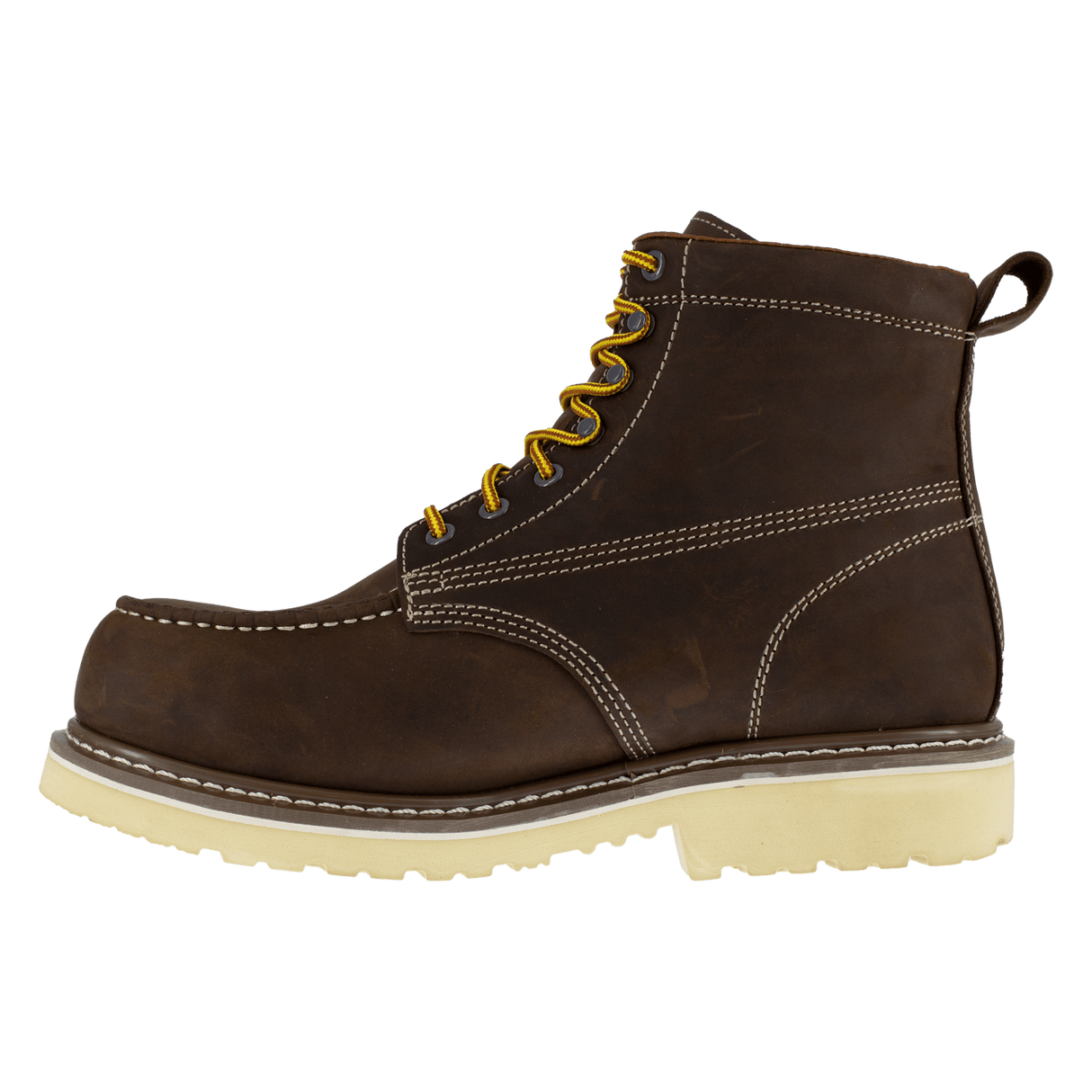 Iron Age-Solidifier Composite-Toe Waterproof Work Boot Brown-Steel Toes-4