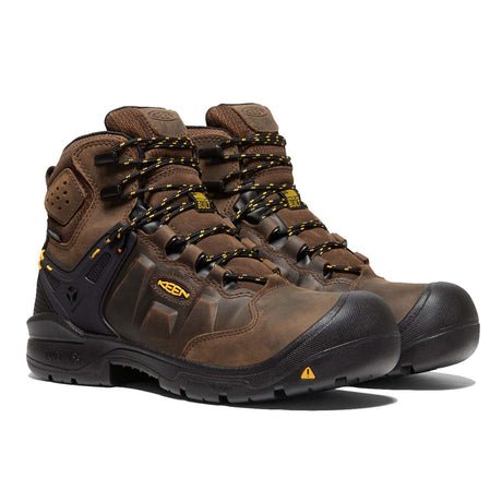 Keen-Dover 6" Composite-Toe Work Boot Waterproof Brown Keen-Steel Toes-2