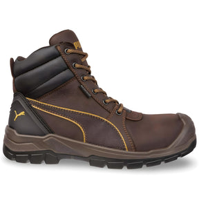 Puma Safety Tornado Waterproof Soft Toe Work Boots – Brown image view 1