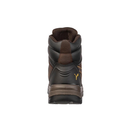 Puma Safety Tornado Waterproof Soft Toe Work Boots – Brown image view 5